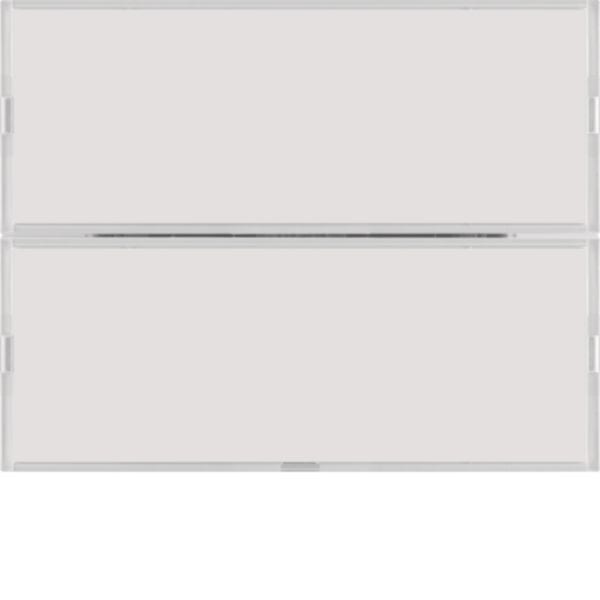 HAGER BOCCHIOTTI - Sensore a tasti doppio KNX - Serie K.1 bianco polare 80162770