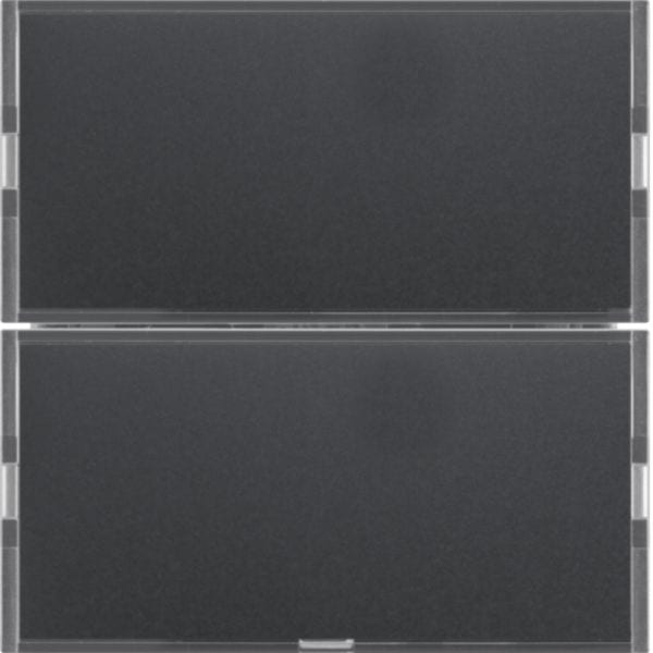 HAGER BOCCHIOTTI - Sensore a tasti doppio KNX - Serie S.1/B.3/B.7 per antracite e alu