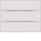 HAGER BOCCHIOTTI - Sensore a tasti triplo KNX - Serie K.1 bianco polare