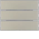 HAGER BOCCHIOTTI - Sensore a tasti triplo KNX - Serie K.5 acciaio inox