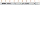 HAGER BOCCHIOTTI - Barra di distribuzione a pettine 6 mm2, 10 moduli 80909005