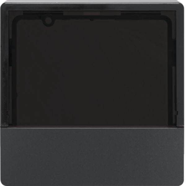 HAGER BOCCHIOTTI - Mostrina x Reg. temp. e rilev. ambiente KNX - Serie Q.1/Q.3 antrac.vellut, vern.