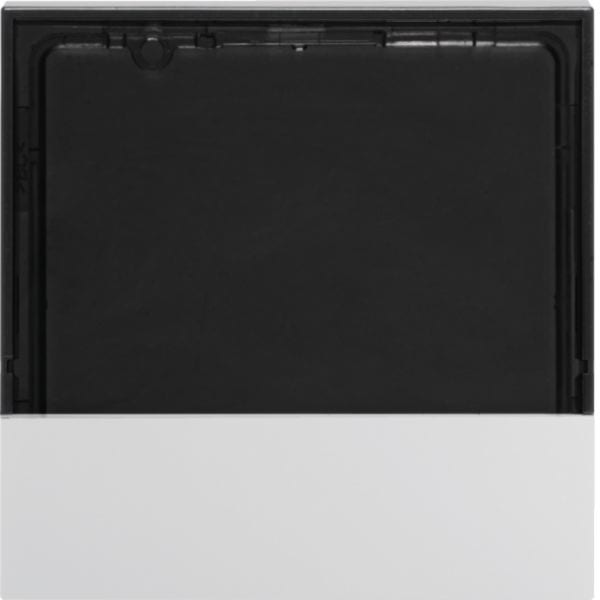 HAGER BOCCHIOTTI - Mostrina x Reg. temp. e rilev. ambiente KNX - Serie S.1/B.3/B.7 bianco pol. luc.