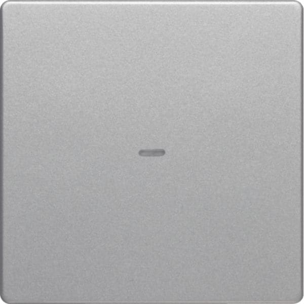 HAGER BOCCHIOTTI - Copertura x modulo sensore a tasti singolo KNX - Serie Q.1/Q.3 alu Vellut vern. 80960221