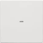 HAGER BOCCHIOTTI - Copertura per modulo sensore a tasti singolo KNX - Q.1/Q.3 bianco polare velluto 80960229