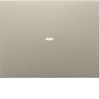 HAGER BOCCHIOTTI - Copertura x modulo sensore a tasti singolo KNX - Serie K.1/K.5 acc.inox op vern.