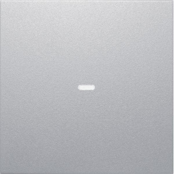 HAGER BOCCHIOTTI - Copertura x modulo sensore a tasti singolo KNX - Serie S.1/B.3/B.7 alu op vern. 80960283