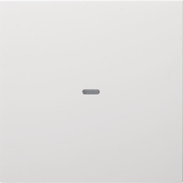 HAGER BOCCHIOTTI - Copertura x modulo sensore a tasti singolo KNX - Serie S.1/B.3/B.7 bianc pol luc