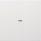 HAGER BOCCHIOTTI - Copertura x modulo sensore a tasti singolo KNX - Serie S.1/B.3/B.7 Bianc pol op
