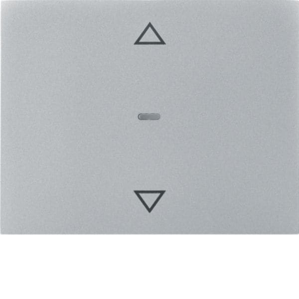 HAGER BOCCHIOTTI - Copertura con simbolo frecce x modulo sensore a tasti singolo, K.x alluminio