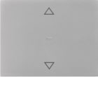 HAGER BOCCHIOTTI - Copertura con simbolo frecce x modulo sensore a tasti singolo, K.x acciaio inox
