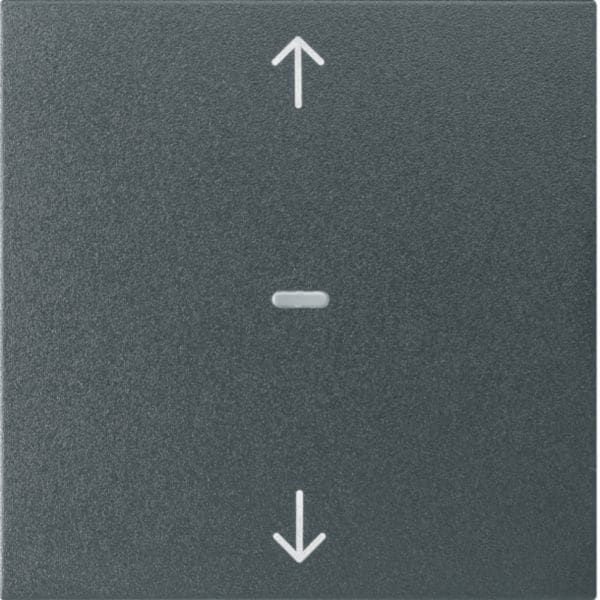 HAGER BOCCHIOTTI - Copertura con simbolo frecce x modulo sensore a tasti singolo, S.x/B.x antracite