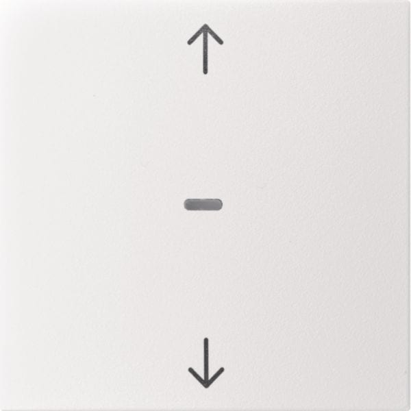 HAGER BOCCHIOTTI - Copertura con frecce x modulo sensore a tasti singolo S.x/B.x bianco pol. opac