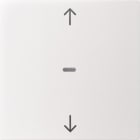 HAGER BOCCHIOTTI - Copertura con frecce x modulo sensore a tasti singolo S.x/B.x bianco pol. opac