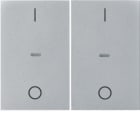 HAGER BOCCHIOTTI - COPRITAST.DOPP+''0-1'' X MOD SING.K.X ALU 80962371