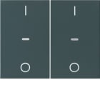 HAGER BOCCHIOTTI - COPRITAST.DOPP+''0-1'' X MOD SING.K.X ANTR 80962375