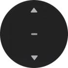 HAGER BOCCHIOTTI - Puls. radio KNX per veneziane quicklink R.1/R.3/Serie 1930/R.classic nero lucido 85245231