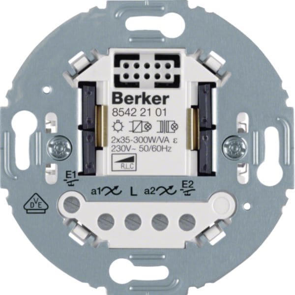 HAGER BOCCHIOTTI - dimmer a pulsante universale doppio Serie 1930/R.classic
