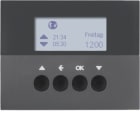 HAGER BOCCHIOTTI - Orologio per comando veneziane Berker K.1 antracite opaco, verniciato 85741175