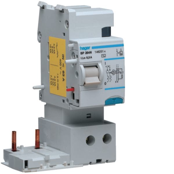 HAGER BOCCHIOTTI - Blocco differenziale 3P ?63A tipo A-HI selettivo 300mA 3M BQ363N