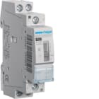 HAGER BOCCHIOTTI - Contattore comando manuale silenzioso 25 A 24 V 2 NA 1 modulo DIN