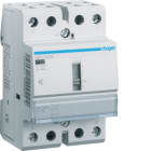 HAGER BOCCHIOTTI - Relè di comando silenzioso 40 A 24 VAC / VDC 2 NA 3 moduli DIN