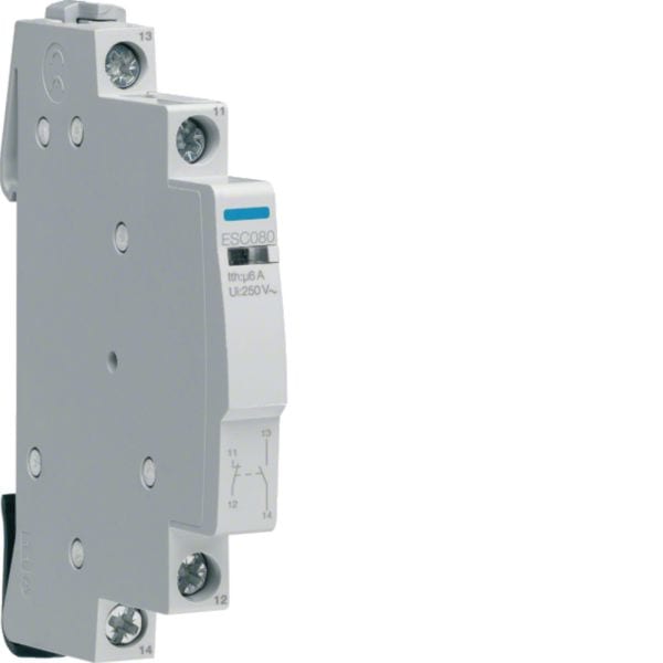 HAGER BOCCHIOTTI - Contatto ausiliario 1 NA + 1 NC 240 V AC 6 A 0.5 moduli DIN