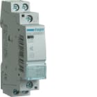 HAGER BOCCHIOTTI - Contattore silenzioso 25 A 8/12 V DC 2 NA 1 modulo DIN