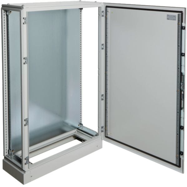 HAGER BOCCHIOTTI - Armadio porta cieca con piastra inserimento frontale H1600 L1000 P400 FK FK105