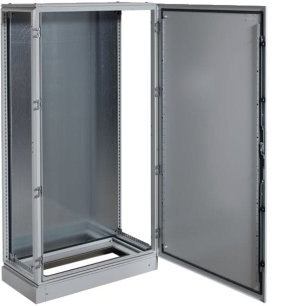 HAGER BOCCHIOTTI - Armadio porta cieca con piastra inserimento frontale H1900 L1000 P500 FK