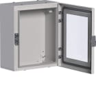 HAGER BOCCHIOTTI - Quadro in lamiera a parete con porta trasparente H350 L300 P160 orion plus