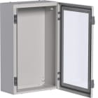 HAGER BOCCHIOTTI - Quadro in lamiera a parete con porta trasparente H650 L400 P200 orion plus