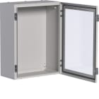 HAGER BOCCHIOTTI - Quadro in lamiera a parete con porta trasparente H650 L500 P250 orion plus