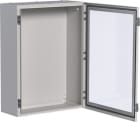 HAGER BOCCHIOTTI - Quadro in lamiera a parete con porta trasparente H800 L600 P250 orion plus