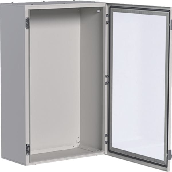 HAGER BOCCHIOTTI - Quadro in lamiera a parete con porta trasparente H950 L600 P300 orion plus FL176A