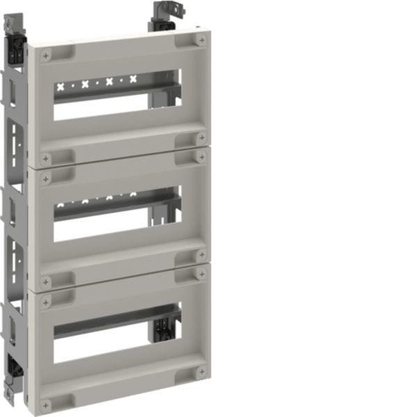 HAGER BOCCHIOTTI - Kit telaio completo per interruttori modulari 3x12 moduli H500 L300 orion plus FL981A