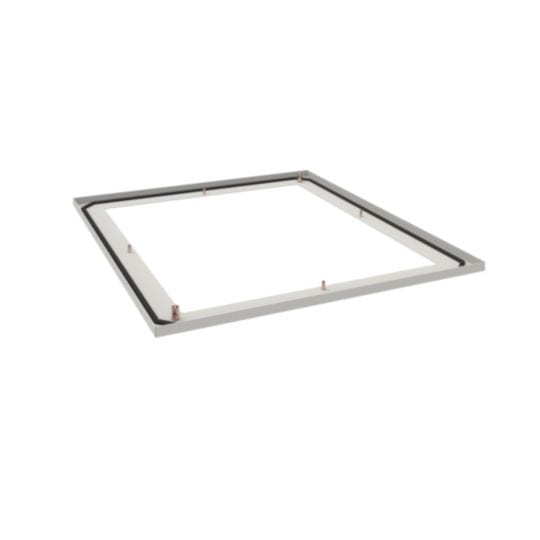 HAGER BOCCHIOTTI - Piastra passacavi inferiore aperta L700 P800 quadro evo