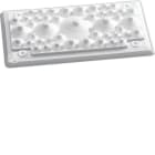 HAGER BOCCHIOTTI - Piastra passavaci in plastica con ingresso cavi quadro evo