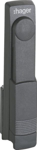 HAGER BOCCHIOTTI - Maniglia rotativa piombabile quadro 5