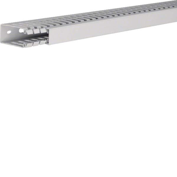 HAGER BOCCHIOTTI - Canaletta per cablaggio Halogen Free 25x60 linea HA7 grigio chiaro HA760025