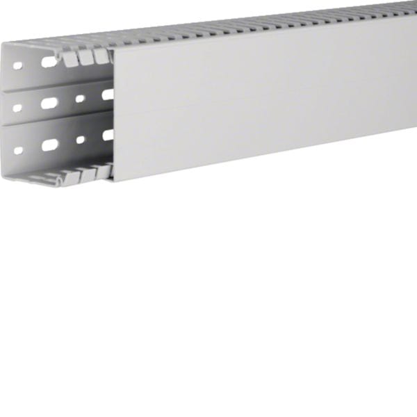 HAGER BOCCHIOTTI - Canaletta per cablaggio Halogen Free 80x60 linea HA7 grigio chiaro
