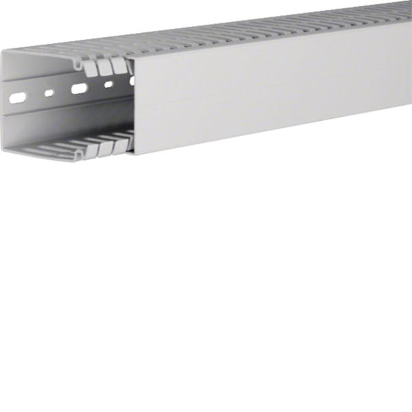 HAGER BOCCHIOTTI - Canaletta per cablaggio Halogen Free 60x80 linea HA7 grigio chiaro