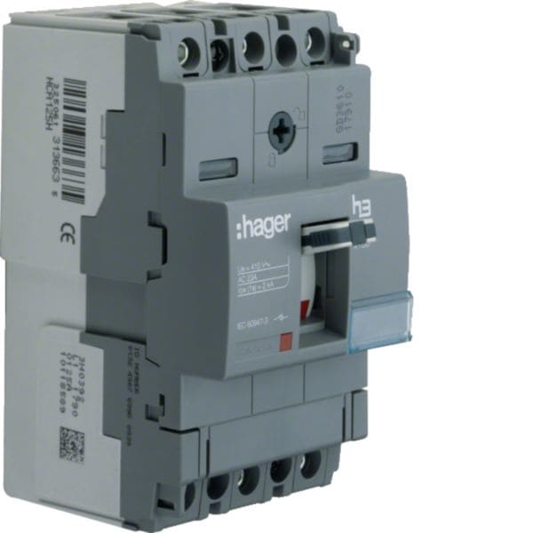 HAGER BOCCHIOTTI - Interruttore manovra sezionatore h3 x160 3P 160A