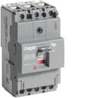 HAGER BOCCHIOTTI - Interruttore automatico scatolato h3 x160 TM 3P 18kA 40A