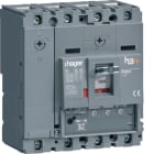 HAGER BOCCHIOTTI - Interruttore automatico scatolato h3+ P160 LSnI 4P 25kA 160A neutro regolabile