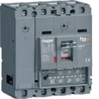 HAGER BOCCHIOTTI - Interruttore automatico scatolato h3+ P160 LSI 4P 25kA 160A neutro regolabile
