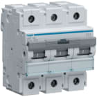 HAGER BOCCHIOTTI - Interruttore automatico magnetotermico 10000A 10kA 3P curva C 125A 4.5M HMF399