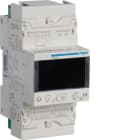 HAGER BOCCHIOTTI - Relè differenziale regolabile e temporizzabile tipo A LCD 4 vie 3 moduli DIN HR535