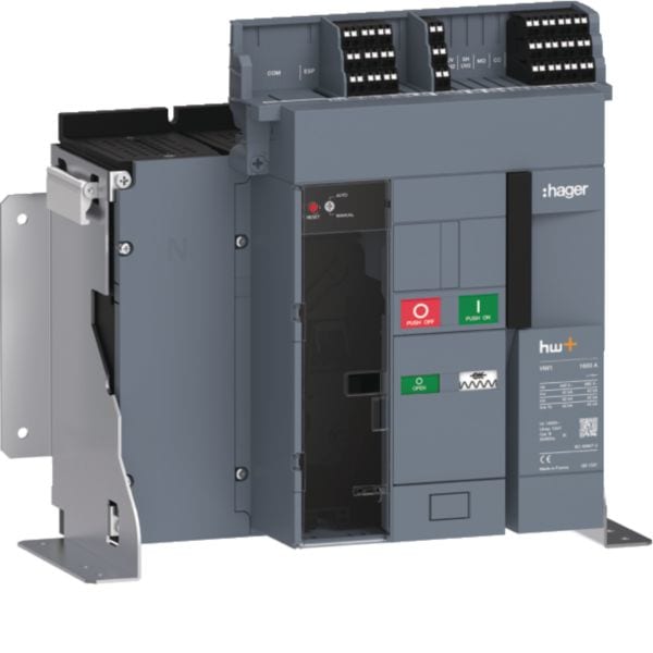 HAGER BOCCHIOTTI - Interruttore automatico aperto hw+ HW1 42kA 1600A 4P fisso sentinel Energy