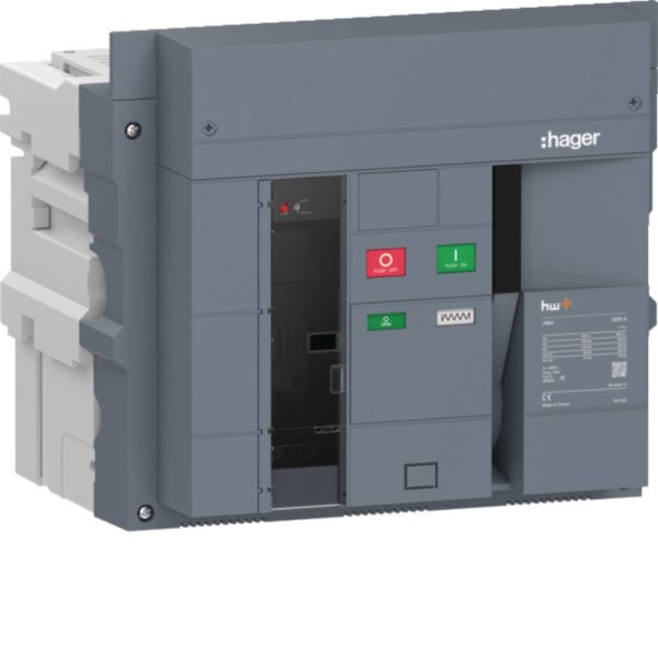 HAGER BOCCHIOTTI - Interruttore automatico aperto hw+ HW4 120kA 3200A 3P estraibile sentinel Energy